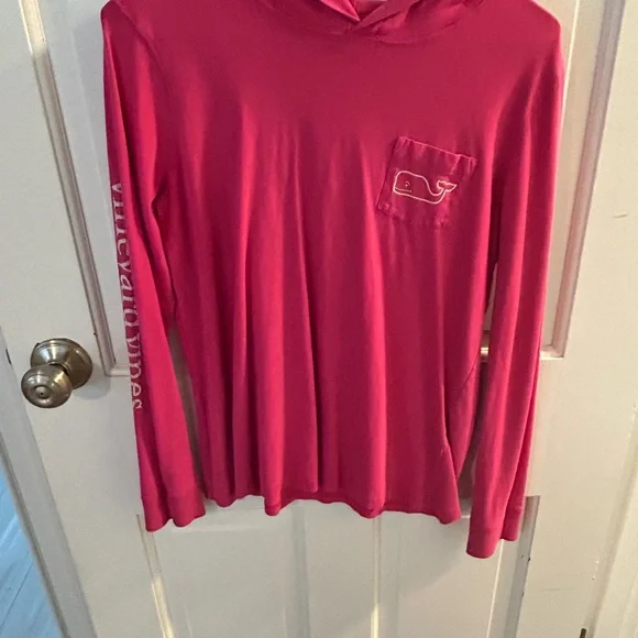 Vineyard Vines Bright Pink Hoodie - Picture 1 of 3